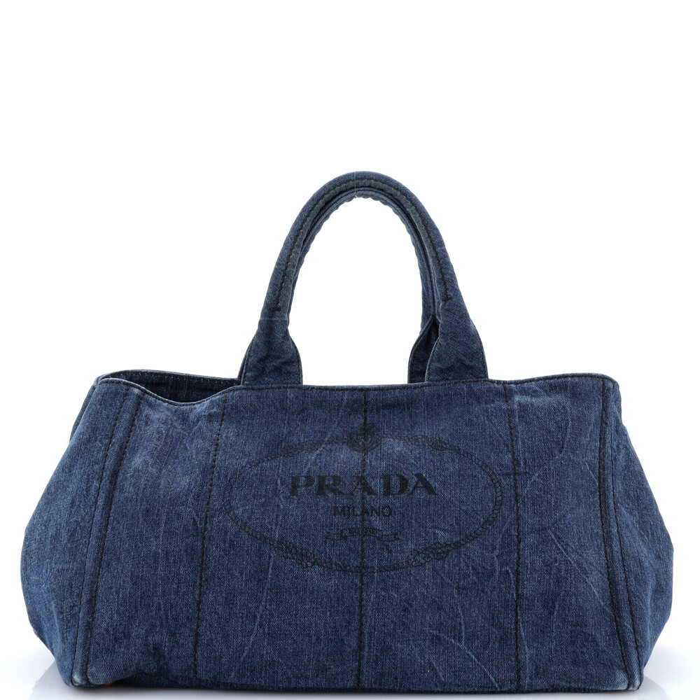Prada Large Canapa Tote